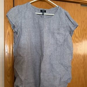 Jones New York Linen short sleeved Top